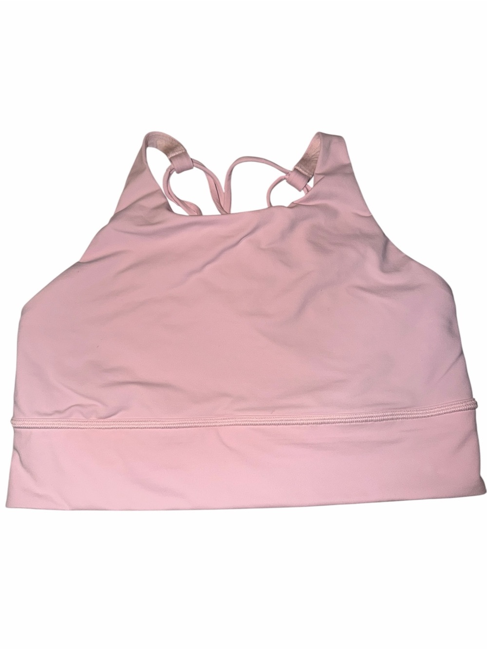 lululemon athletica Light Pink High-Neck Sports Bra
